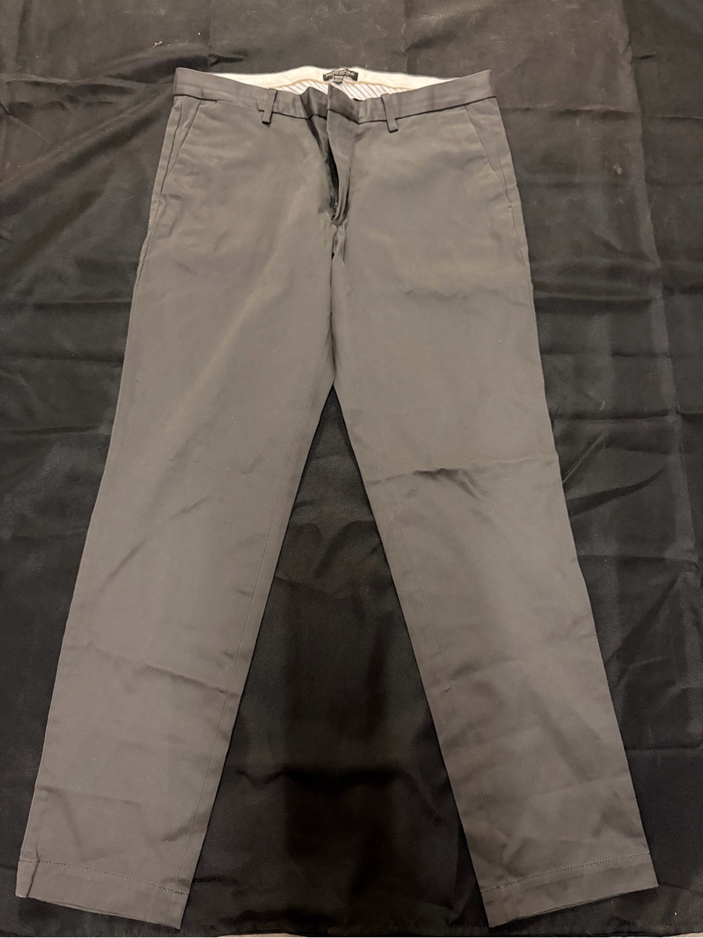 Banana Republic Men's Gray Straight Chinos